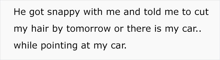 Delusional Boss Fires A High-Achieving Worker After He Refused To Cut His Hair Short For Work Delusional Boss Fires A High-Achieving Worker After He Refused To Cut His Hair Short For Work