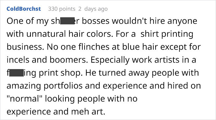 Delusional Boss Fires A High-Achieving Worker After He Refused To Cut His Hair Short For Work Delusional Boss Fires A High-Achieving Worker After He Refused To Cut His Hair Short For Work