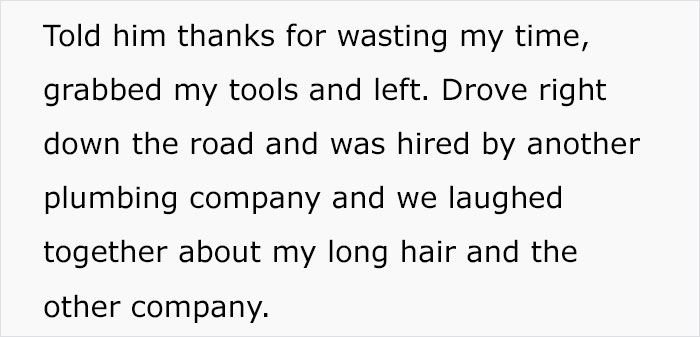 Delusional Boss Fires A High-Achieving Worker After He Refused To Cut His Hair Short For Work Delusional Boss Fires A High-Achieving Worker After He Refused To Cut His Hair Short For Work