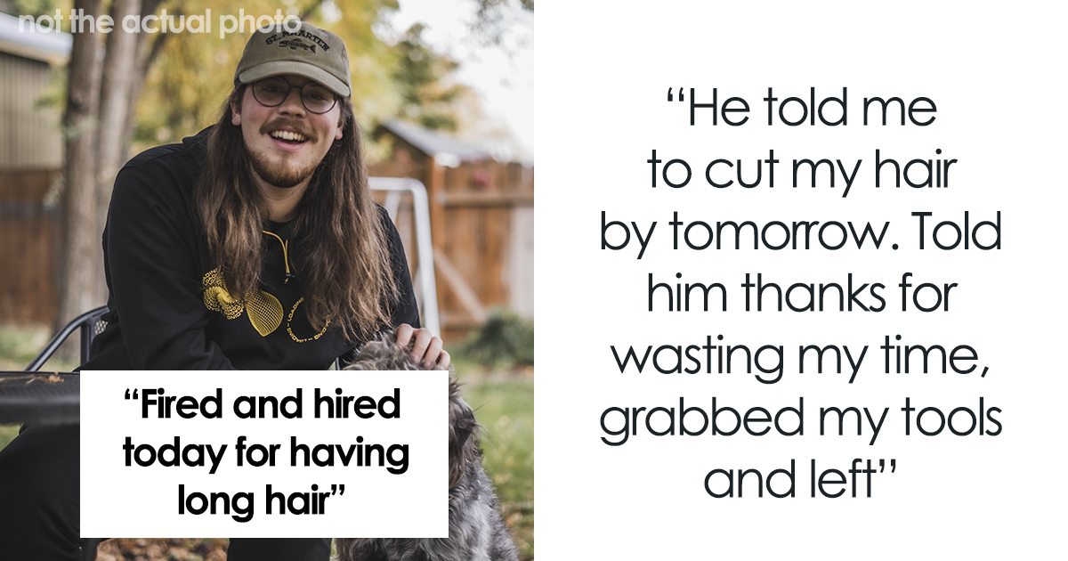 Delusional Boss Fires A High-Achieving Worker After He Refused To Cut His Hair Short For Work
