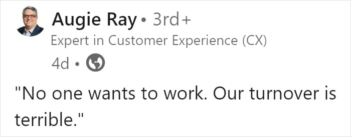 "No One Wants To Work": Man Provides A Point-By-Point Explanation Why Employers Should Stop Complaining
