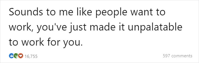 "No One Wants To Work": Man Provides A Point-By-Point Explanation Why Employers Should Stop Complaining