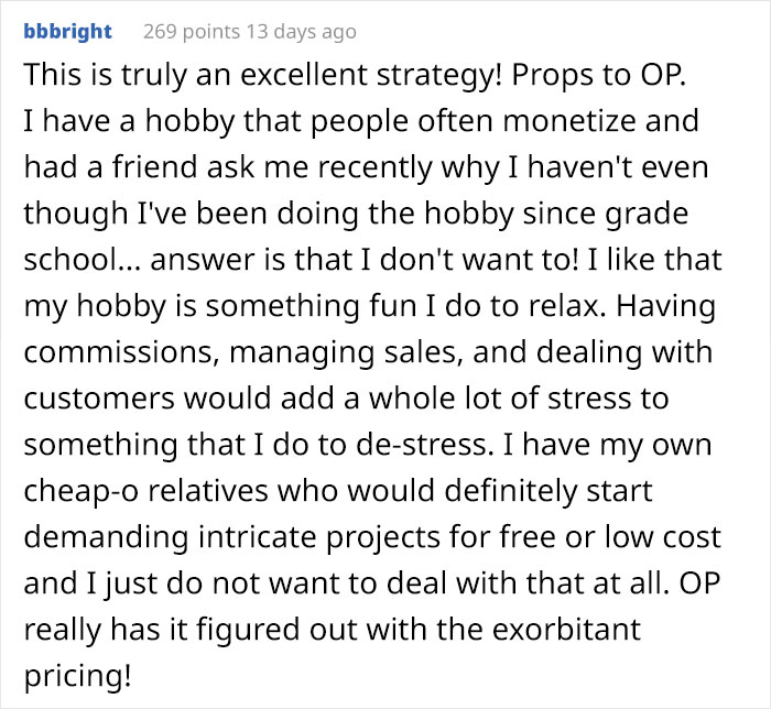 Hobbyist Baker Puts A High Price On Their Cakes Because They Want To Avoid Making Too Many Of Them, Family Calls Them A Jerk