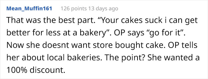 Hobbyist Baker Puts A High Price On Their Cakes Because They Want To Avoid Making Too Many Of Them, Family Calls Them A Jerk