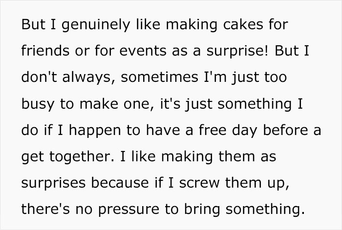 Hobbyist Baker Puts A High Price On Their Cakes Because They Want To Avoid Making Too Many Of Them, Family Calls Them A Jerk