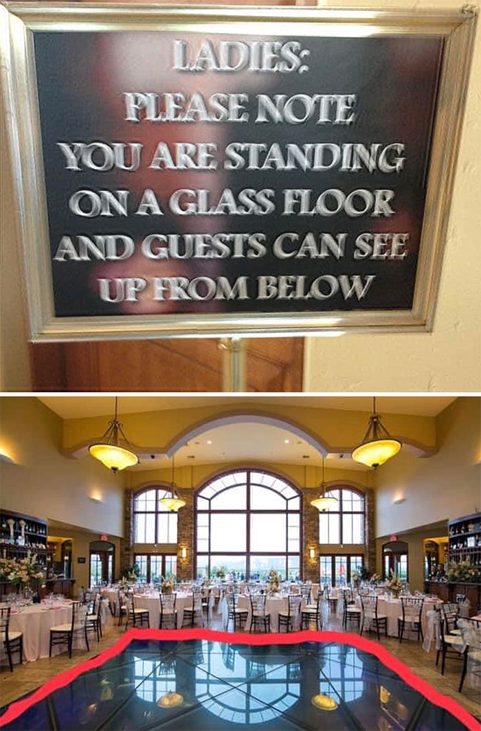 Ballroom Where Everyone Downstairs Can See Up Your Skirt