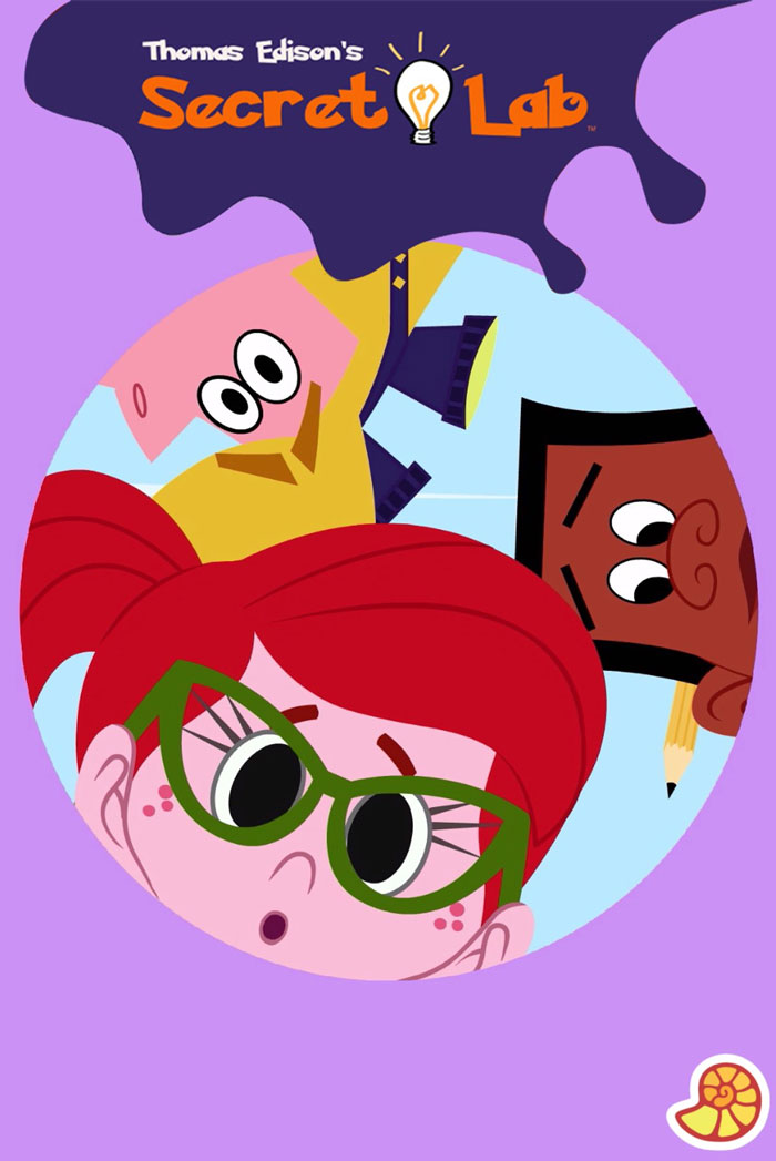 Poster for Thomas Edison's Secret Lab animated tv show