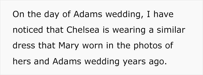 Woman Wonders If She&rsquo;s The Jerk For Causing Newlyweds To Be Taken To A Police Station After The Bride Gets Caught Wearing Her Husband&rsquo;s Ex-Wife&rsquo;s Dress