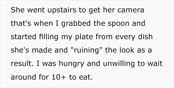 Petty Husband Annoyed That His Wife Always Takes Photos Of The Food She Makes, Ruins It To Prove A Point