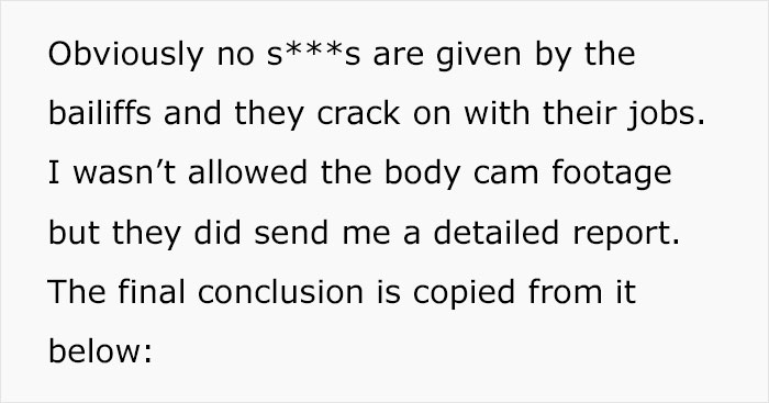 Woman Comes Up With Pro Revenge By Hiring A Bailiff After UPS Damages Her Package And Keeps Refusing To Compensate For It
