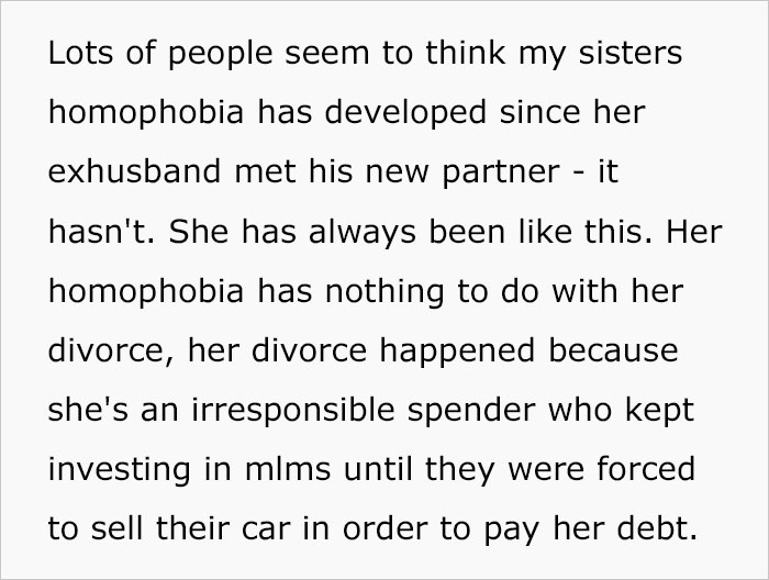&ldquo;She Attacked Him First&rdquo;: Family Feud Ensues After Dad Refuses To Punish His Son For Standing Up Against His Homophobic Aunt
