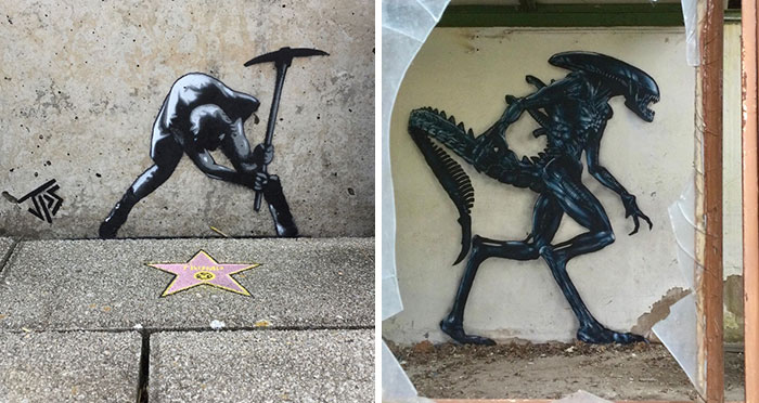 Artist Makes The Streets Fun Again By Creating Graffiti That Interacts With Its Surroundings (30 New Pics)