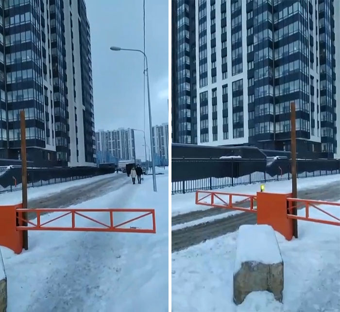 Barrier Blocks Pedestrians When It’s Open For Cars
