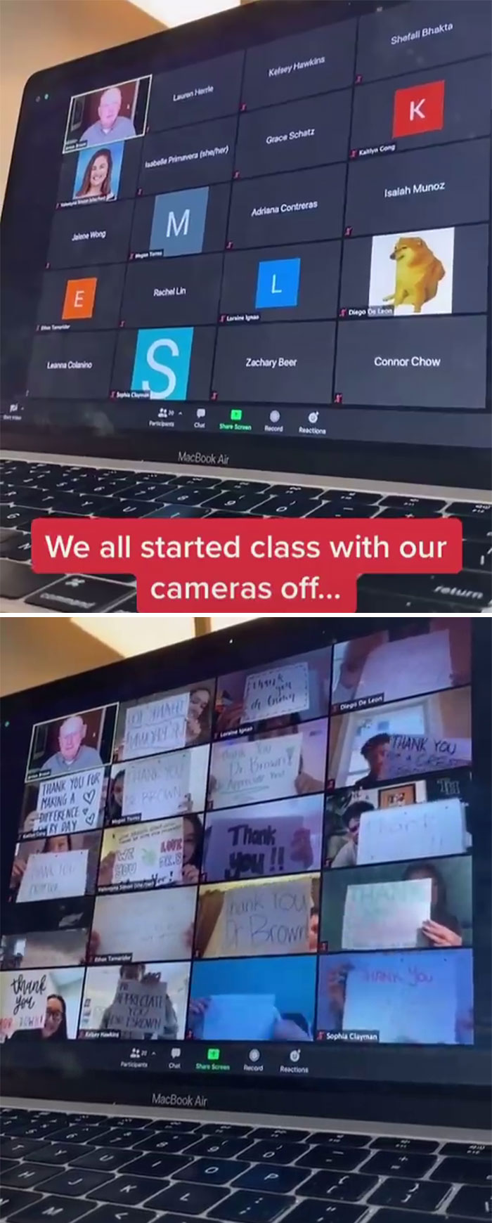 I Can’t Imagine How Tough It Must Be For Teachers To Be Expected To Adapt Immediately And Perfectly To This New System, And Do It All Overnight. I’m Sure This Meant A Lot To The Teacher. Good Job Class, You All Get An A+ From Me