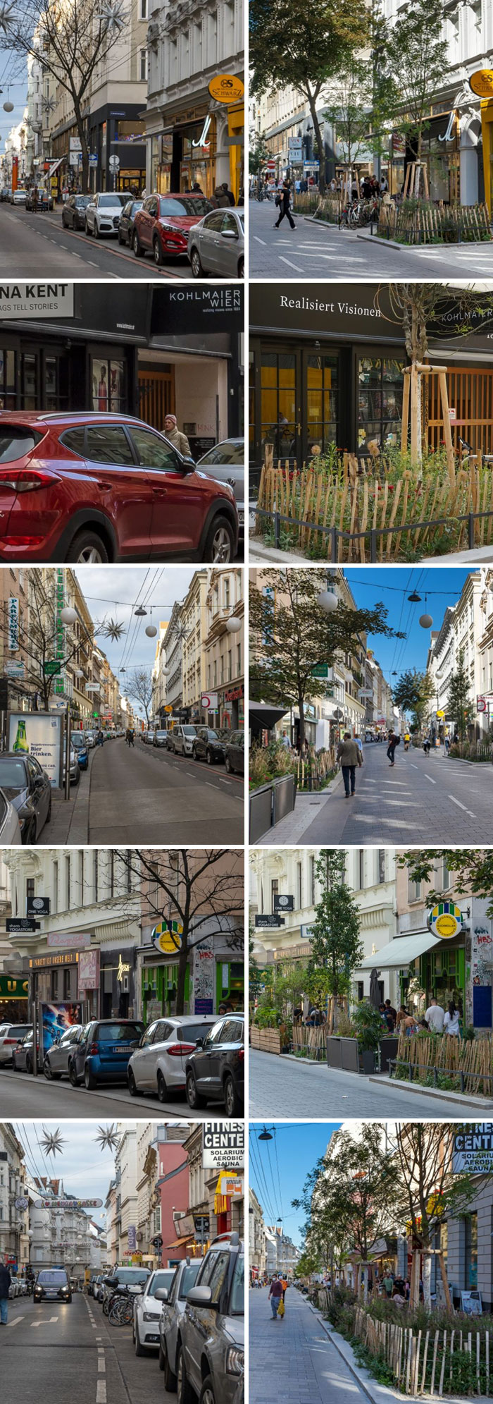 Neubaugasse, Vienna 2020 vs. 2021