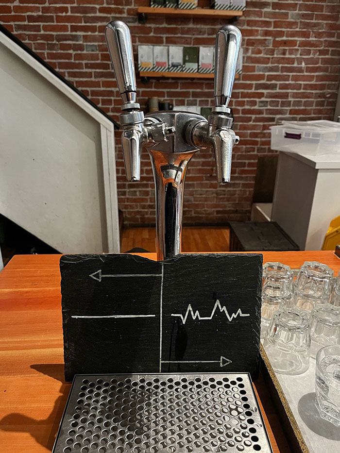 How This Cafe Describes Still And Sparkling Water