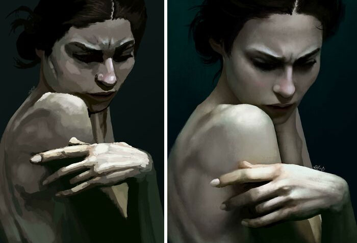 I Painted The Same Picture, 4 Months Apart