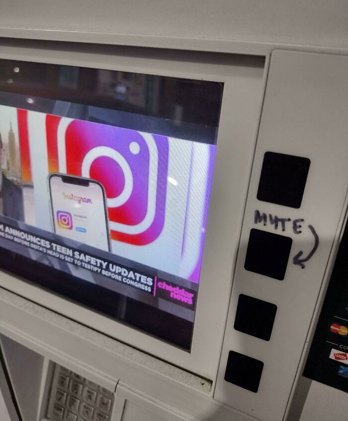 Somebody Let Everyone Know How To Mute The Loud Ads At The Gas Pump