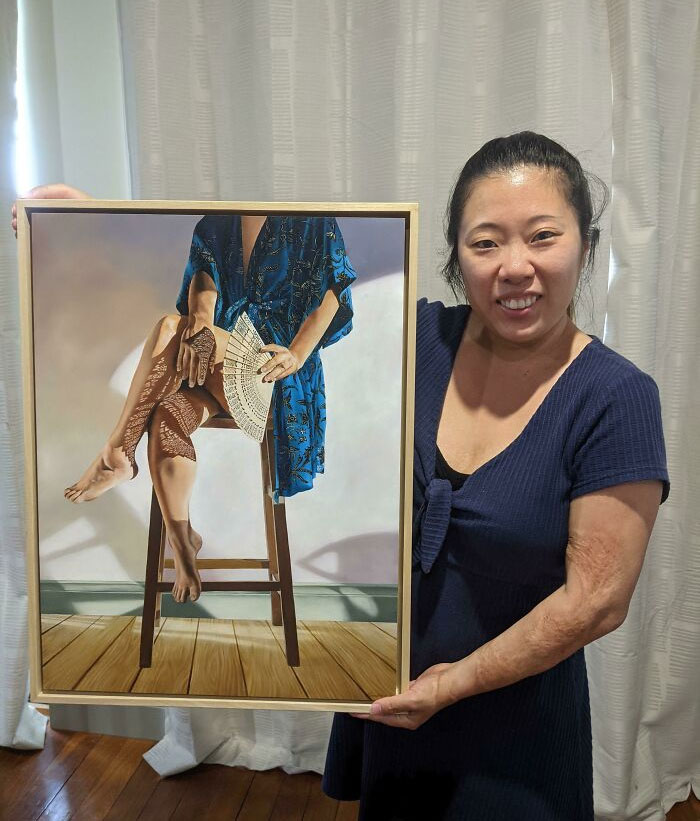 My Fiancé And Her Amazing Art. Here Is Her Latest Piece