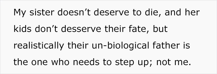 "I Don&rsquo;t Feel Like I Owe Her Anything": Woman Refuses To Take In Sister's 3 Kids After She Passes Away From Cancer