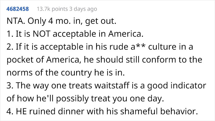 Woman Asks If She Was Right To Cancel Dinner With Her Long Distance Boyfriend When She Saw Him Bring A Bell To The Restaurant Woman Asks If She Was Right To Cancel Dinner With Her Long Distance Boyfriend When She Saw Him Bring A Bell To The Restaurant