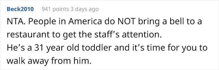 Woman Asks If She Was Right To Cancel Dinner With Her Long Distance Boyfriend When She Saw Him Bring A Bell To The Restaurant Woman Asks If She Was Right To Cancel Dinner With Her Long Distance Boyfriend When She Saw Him Bring A Bell To The Restaurant