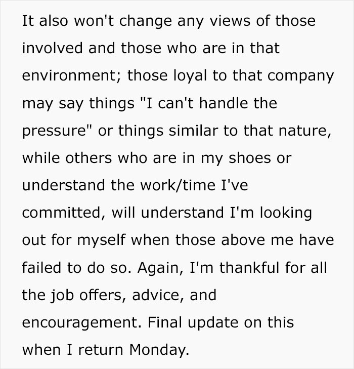 Employee Is Pushed Over The Line After Boss Berates Them For Being Late On Their Day Off