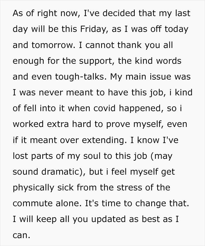 Employee Is Pushed Over The Line After Boss Berates Them For Being Late On Their Day Off