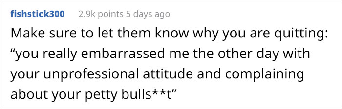 Employee Is Pushed Over The Line After Boss Berates Them For Being Late On Their Day Off