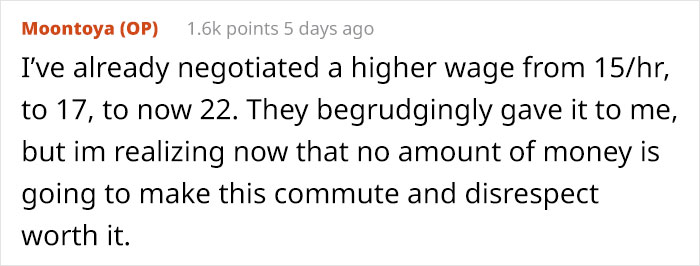 Employee Is Pushed Over The Line After Boss Berates Them For Being Late On Their Day Off
