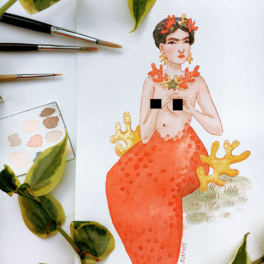 Painting Mermaids Every Day In May