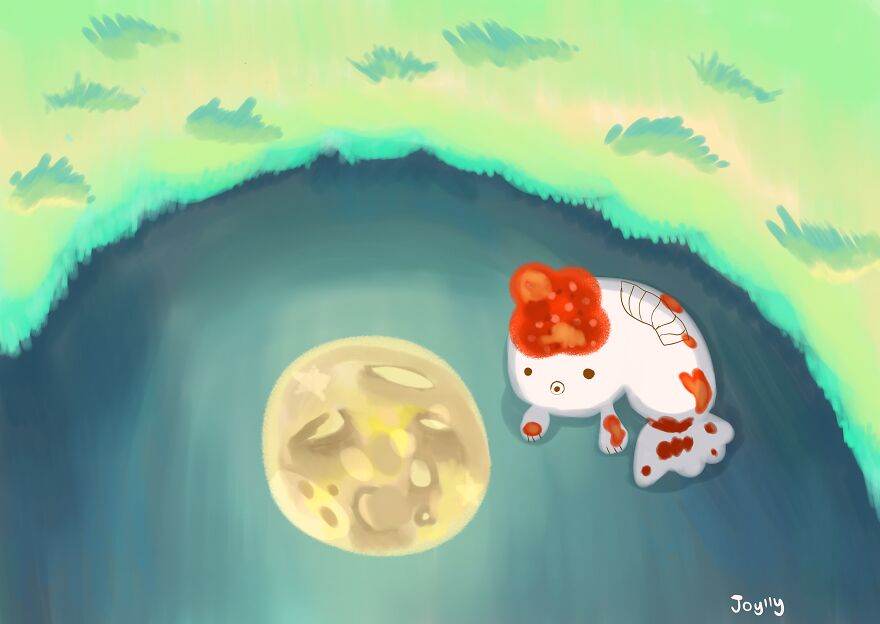 Goldfish And Moonlight