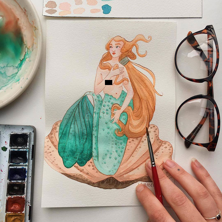 Painting Mermaids Every Day In May
