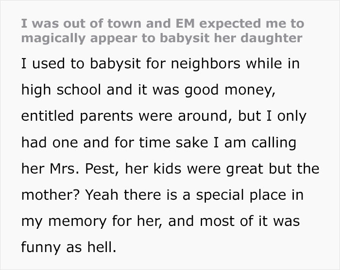 Babysitter Goes Out Of Town For 4 Days, Entitled Mother Spams Her Parents By Calling Every Day And Asking For A Sitter