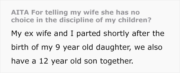 Stepmother Uses Toxic Discipline Methods On Kids, Father Finds Out And Tells Her That She Has No Say In How They Should Be Raised