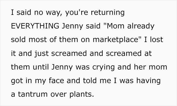 Woman Refuses To See Her Niece And Sister-In-Law After They Trim Her Houseplants And Sell The Cuttings On Marketplace