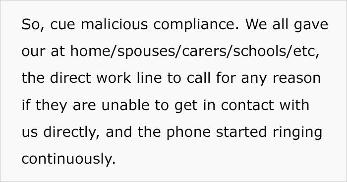 Manager Bans Mobile Phones During Work Hours, Insists All Calls Go Through Her, Staff Maliciously Complies