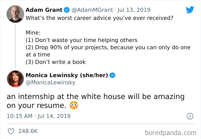 Monica Lewinsky Is Very Funny; She's Always Making Jokes Like This On Twitter