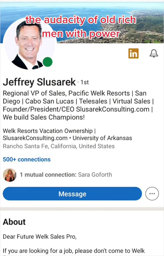 Inappropriate Message A Company Executive Sent To This Woman After Reaching Out To Her About A Job Offer Goes Viral With Over 300K Views