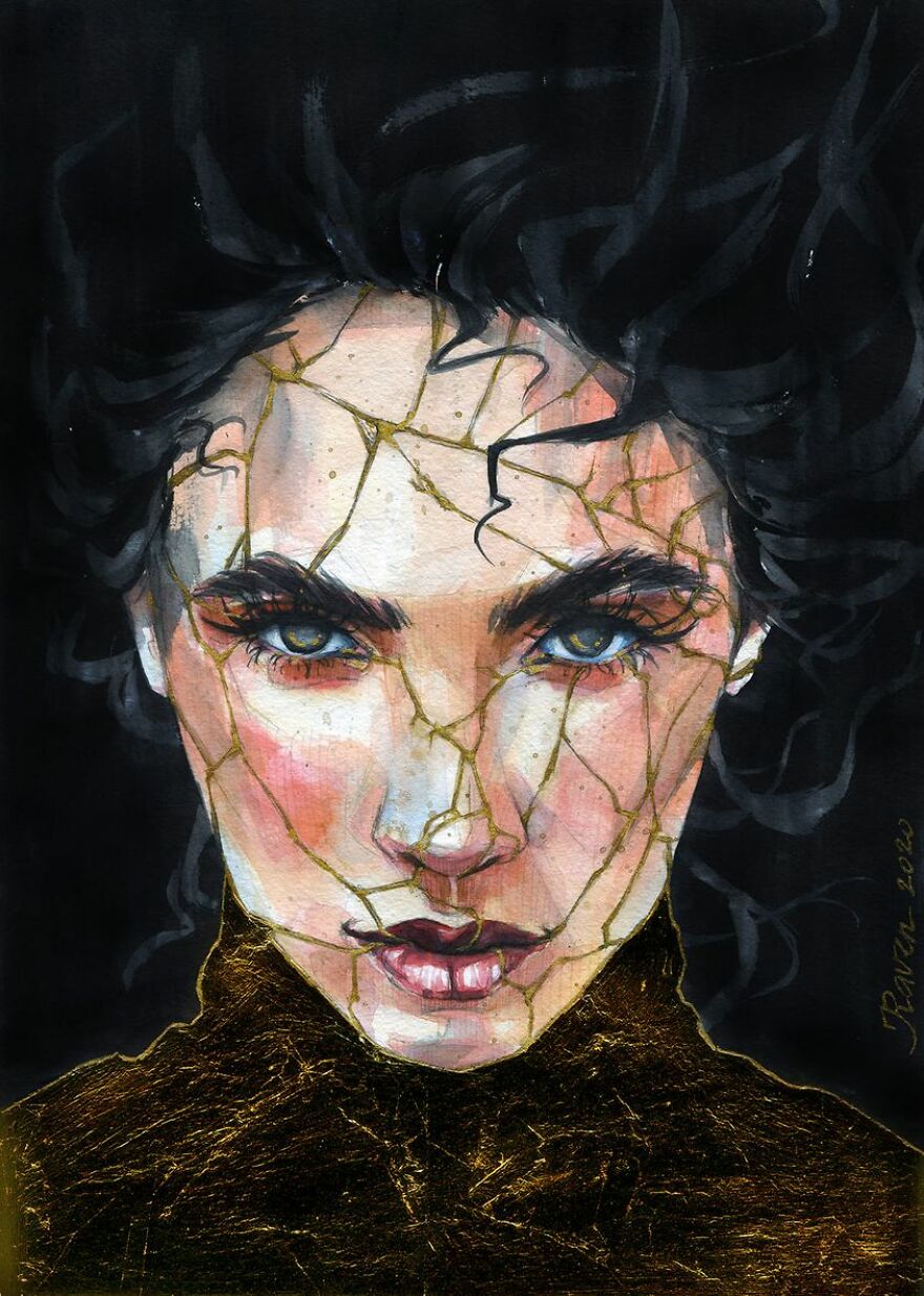 I Love To Add The Gold Touch To My Art I Love To Add The Gold Touch To My Art