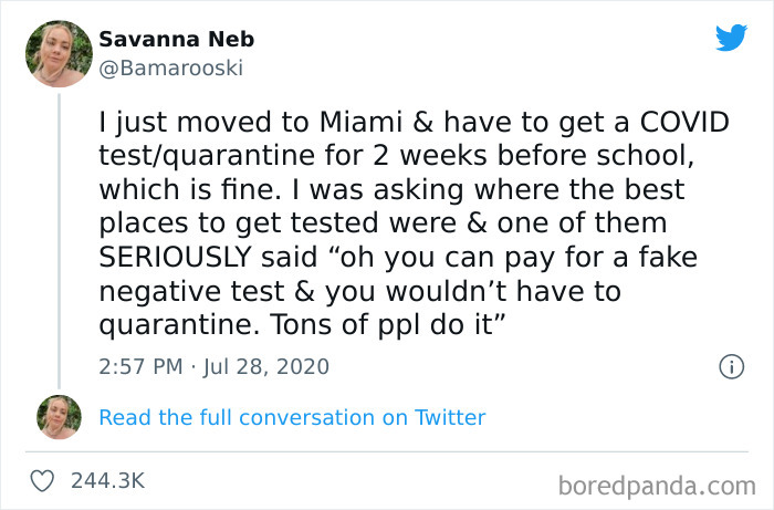 Fake Corona Negative Test. True