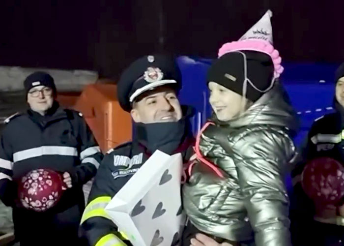 Refugee Camp Volunteers And Local Authorities Throw A Surprise Birthday Party For A 7-Year-Old Ukrainian Girl Refugee Camp Volunteers And Local Authorities Throw A Surprise Birthday Party For A 7-Year-Old Ukrainian Girl