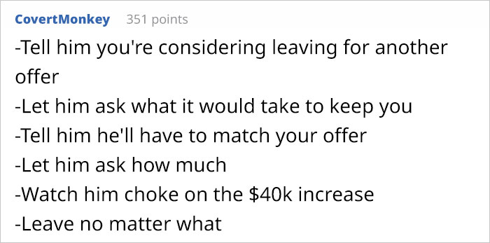 Mistreated Employee Secretly Interviews For Other Jobs, Gets New Job With 40k Raise