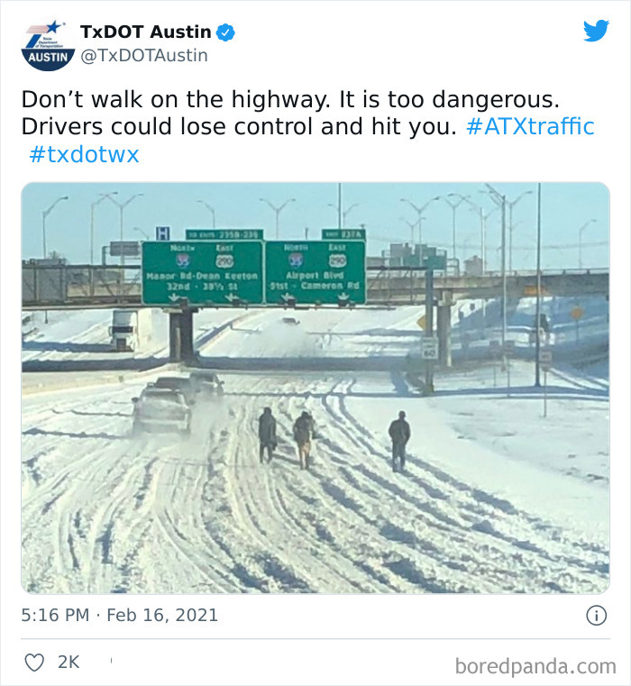Local Roads And Sidewalks Are Full Of Snow