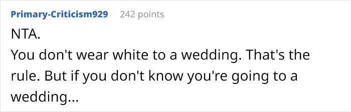 Woman Blamed For &ldquo;Ruining&rdquo; A Wedding Because She Wore All White To A Surprise Ceremony She Had No Idea About