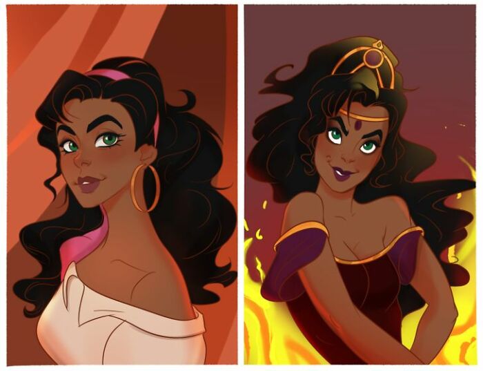 14 Disney Princesses Reimagined As Disney Villains