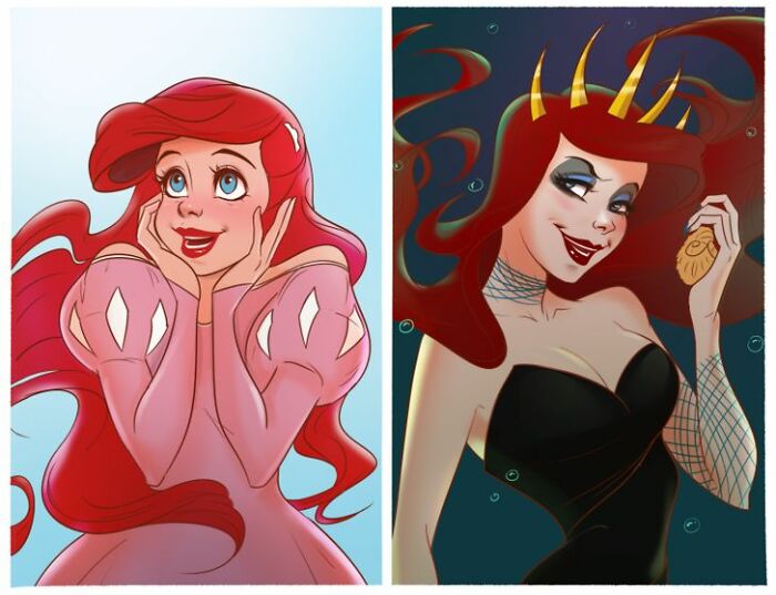 14 Disney Princesses Reimagined As Disney Villains