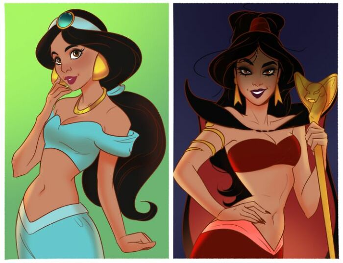 14 Disney Princesses Reimagined As Disney Villains