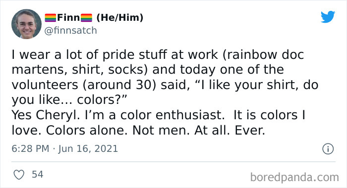 And They Were “Color Enthusiasts”