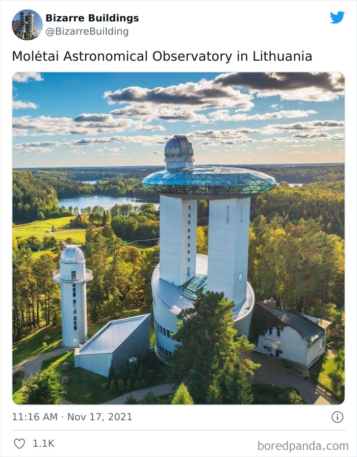 Unique and cool architectural building with unusual design and glass structure, but potentially uncomfortable to use or live in.